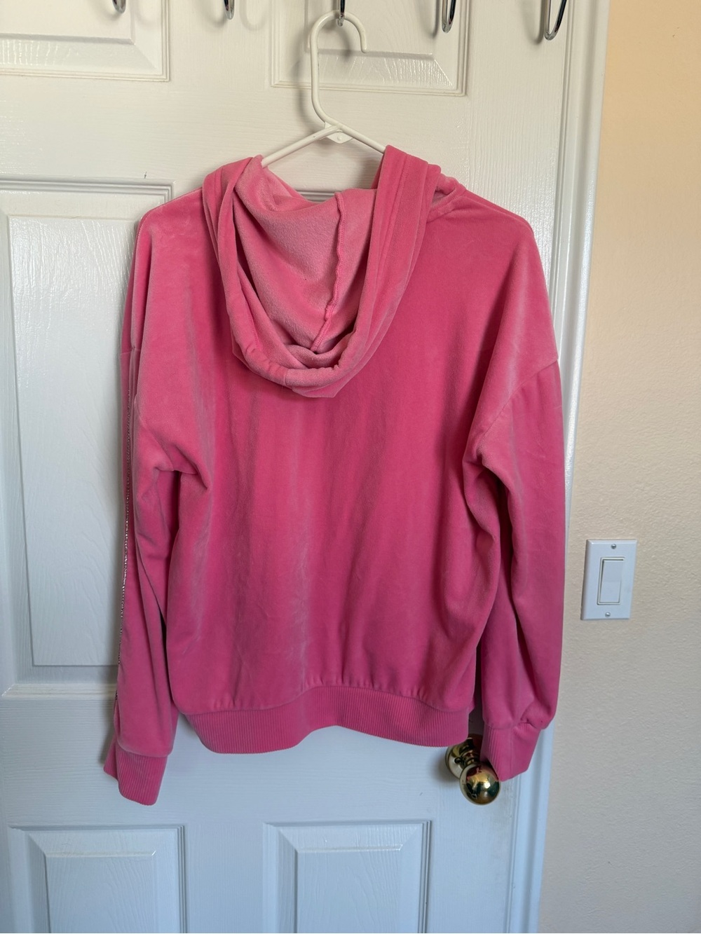 Bebe X Ciara Hot Pink Rhinestone Hoodie - Picture 7 of 7